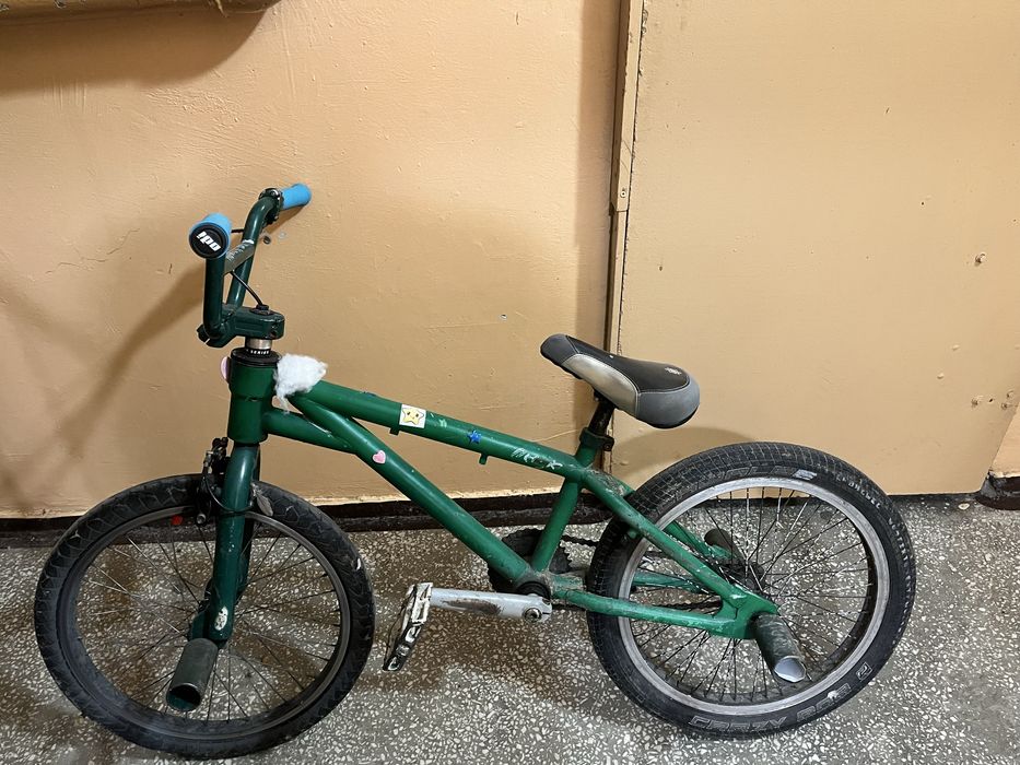 Rower Bmx zielony z pegami