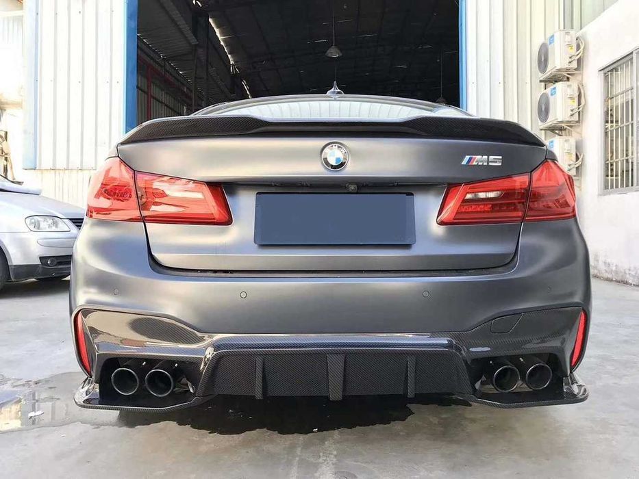 диффузор заднего бампера BMW M5 F90 м5 ф90 карбон накладка LCI Pre-LCI