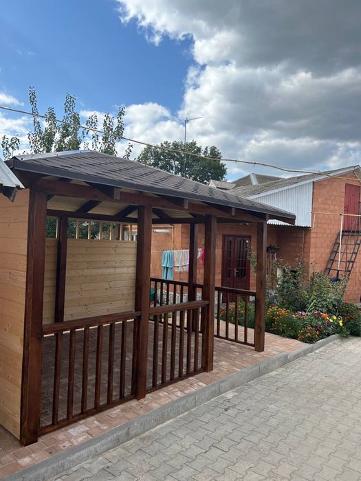 Тераси , альтанки каркасні будинки