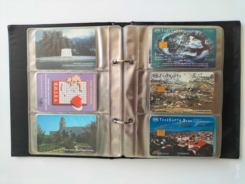 Lote cartões telefónicos