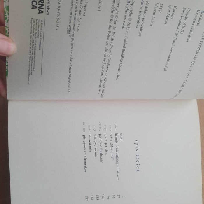 Cisza Thich Nhat Hanh Siła spokoju w świecie pełnym zgiełki