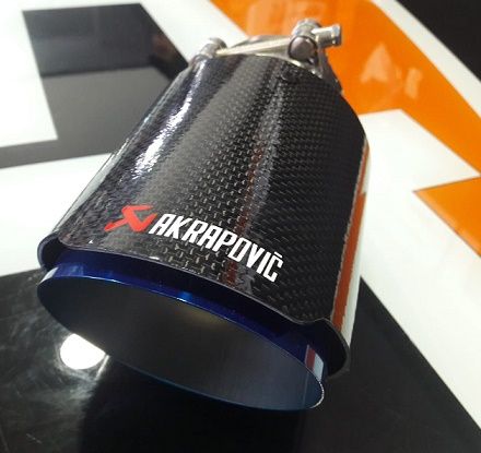 Ponteiras escape Akrapovic