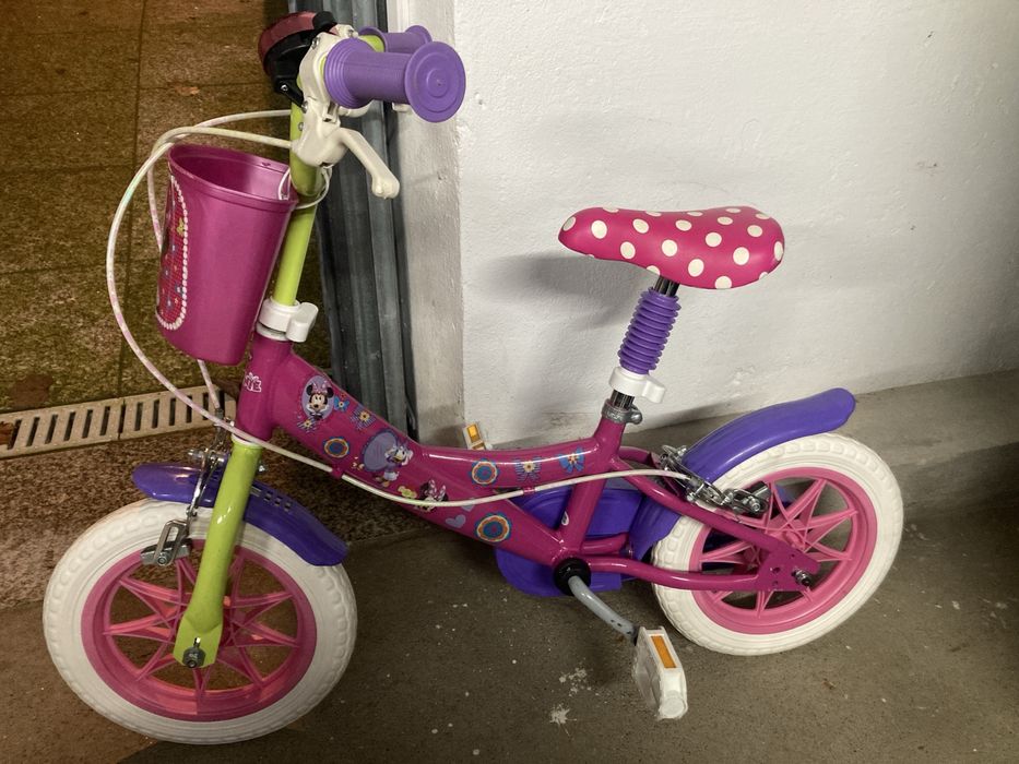 Bicicleta de criança da Minnie - como nova