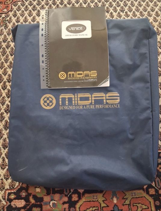 Midas venice 160 com dustcase flightcase manual otimo estado
