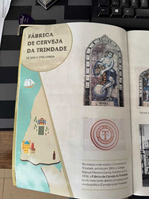 Caderneta de Cromos completa " Omundo da Sociedade Central de Cervejas ate 1975"