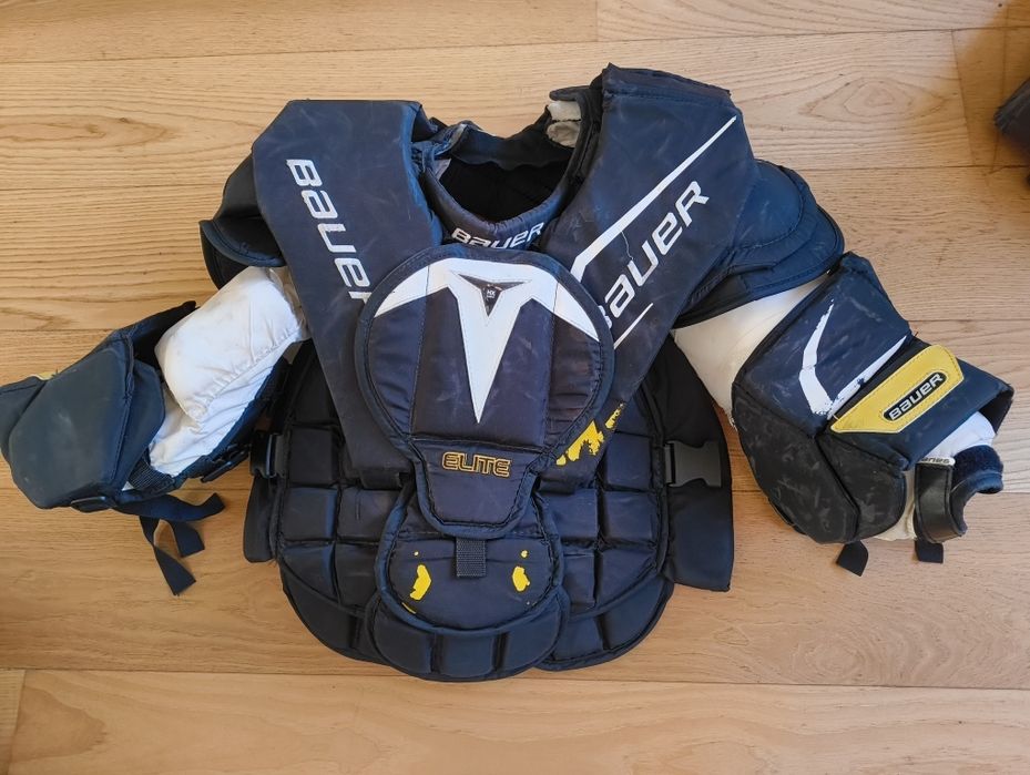 Kamizelka bramkarska hokejowa goalie Bauer Elite intermediate L