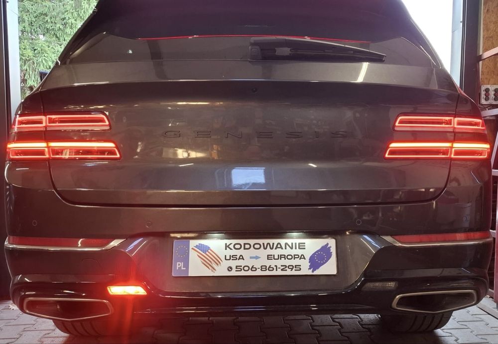 Lapa tyl hyundai genesis gv80  g80 gv70 polski mapy lampy kodowanie
