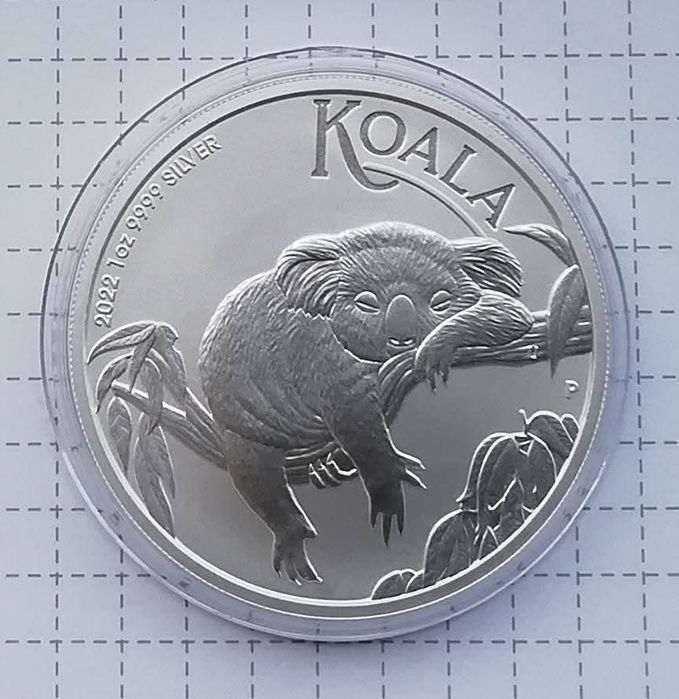 Австралія 1 долар 2022р. Австралійська Коала. СРІБЛО.