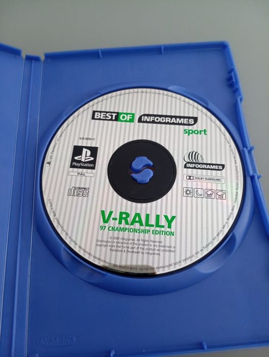 Jogo PS1 V-Rally 97 Championship Edition	Playstation 1 - PS1				1997		(sem capa orginal)