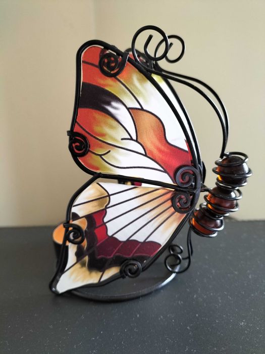 Suporte de vela - borboleta