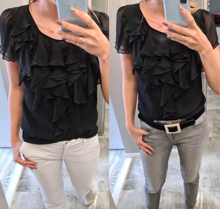 Czarna bluzka marki Orsay