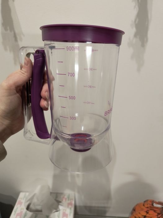 Dyspenser dozownik lejek miarka do ciasta placków pączków donutów