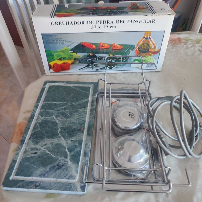 Grelhador  com pedra