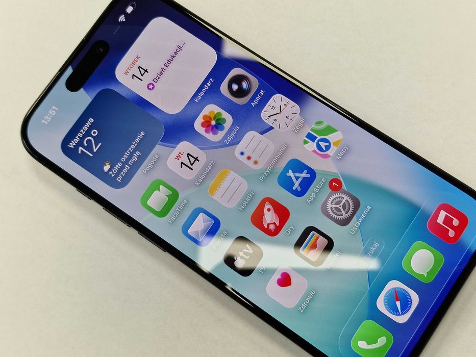 Iphone 15 PRO 256GB/ Blue Titanium/ 86%/ Grade A/ + ładowarka