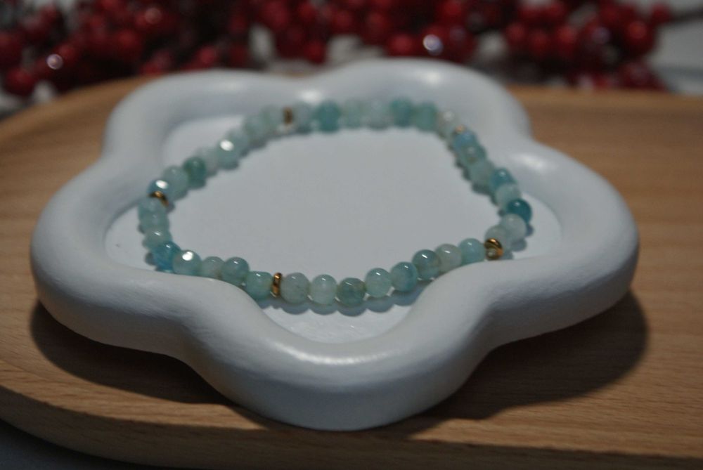 Bransoletka agat turkusowy