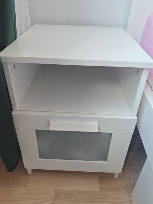 Szafka nocna Ikea Brimnes biały mat