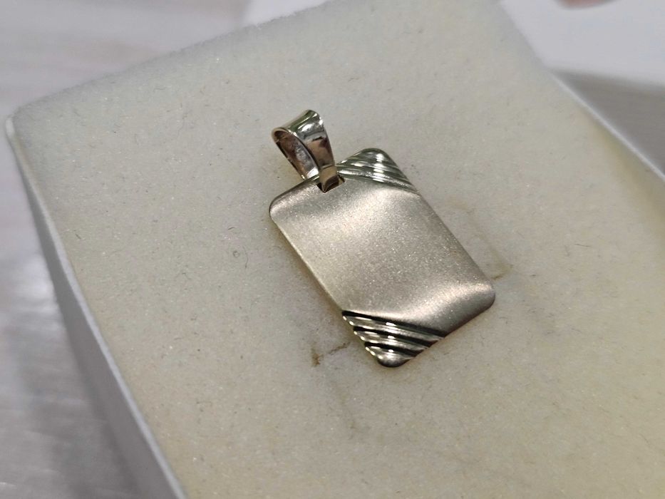 Złota blaszka idealna pod grawer PR 585 2 cm