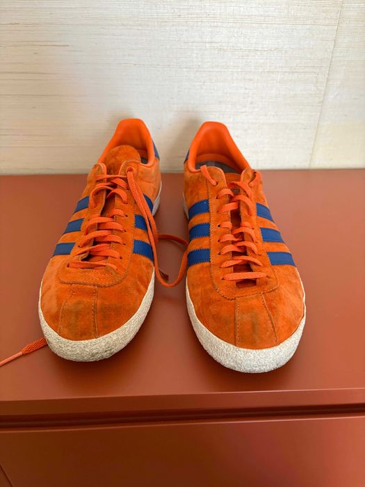 Tenis Adidas Topanga Laranja e Azuis - 48 2/3