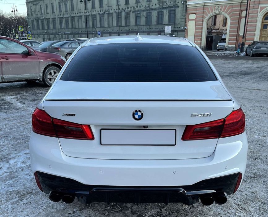 Диффузор заднего бампера стиль M5 F90 BMW 5 Series G30 G31 2017-2020