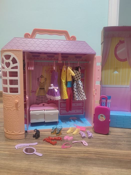 Domek dla lalek+akcesoria