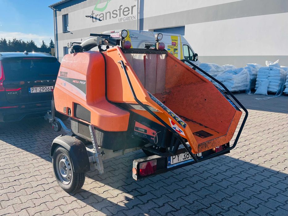 Wynajem rębak Eliet 33 KM 15 cm rozdrabniacz 750 kg kat. B karczowanie