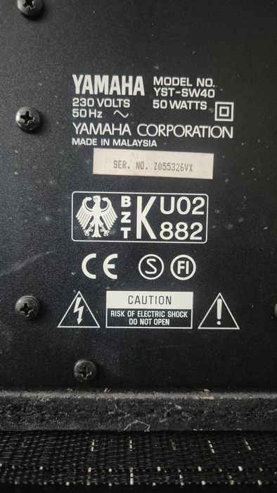 Subwoofer aktywny Yamaha YST-SW 40
