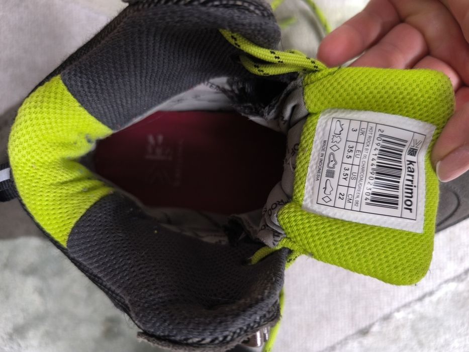 Buty trekkingowe Karrimor Hot Rock skóra, wodoodporne rozm.35,5, 22cm