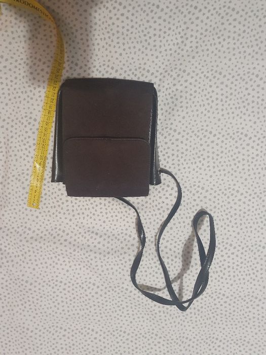 Mala Castanha, a Tiracolo tipo veludo. Super organizada.