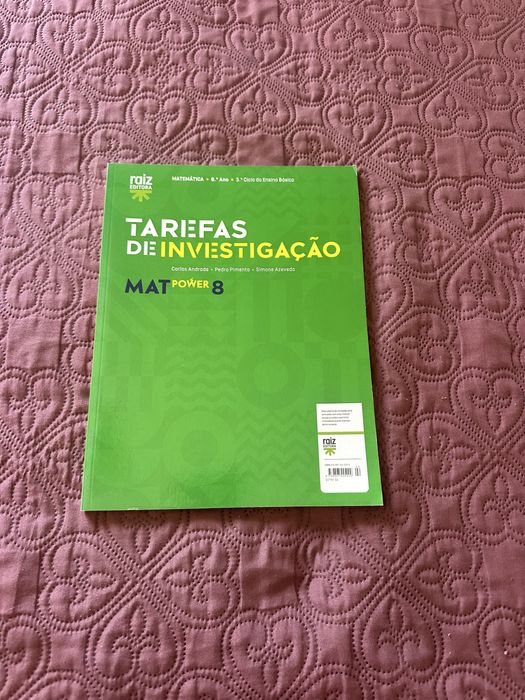 Caderno de atividade Matematica 8