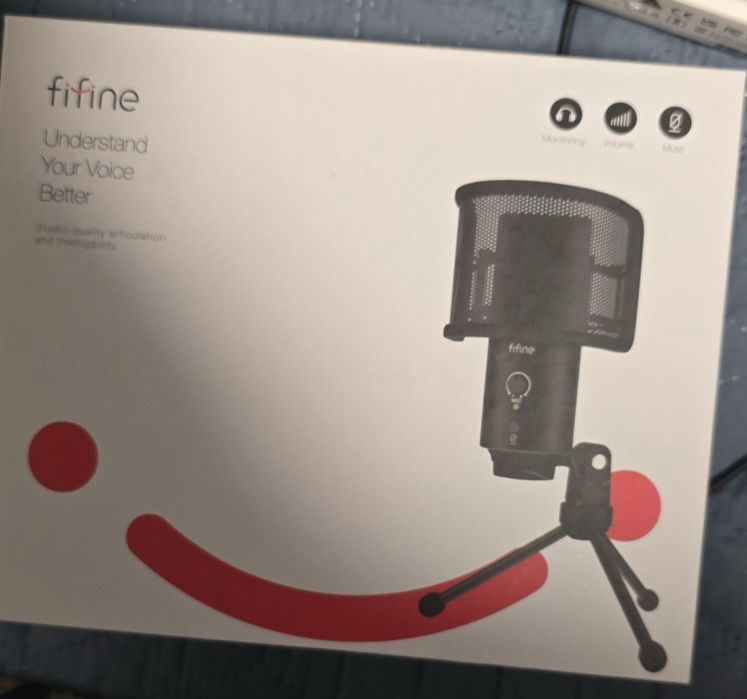 Мікрофон студійний  Fifine K683A USB/USB C