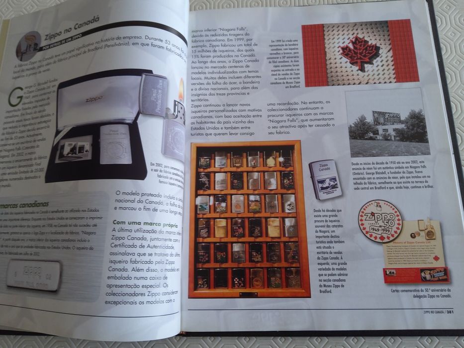 22326#Livro sobre Isqueiros ZIPPO tem 480 páginas ilustradas