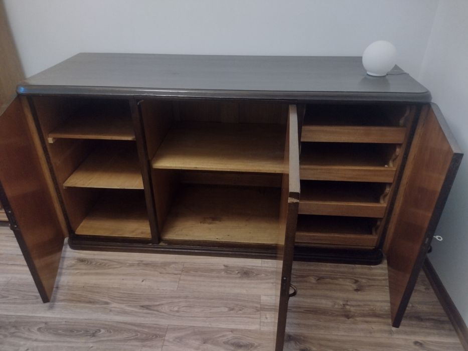 Komoda PRL masywna ciężka