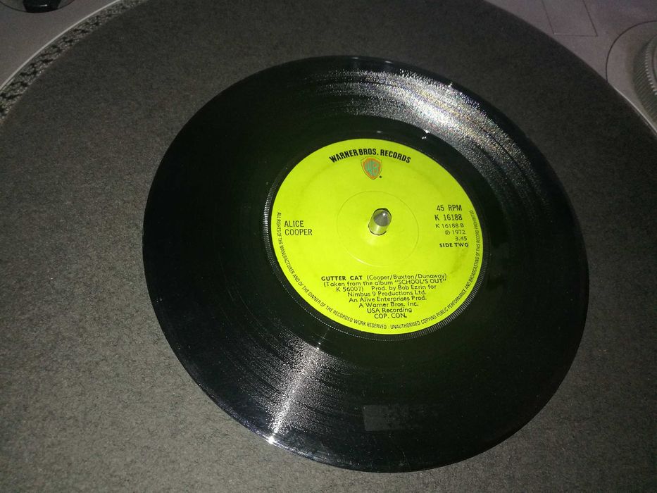 ALICE COOPER  - Scools's Out / Gutter Cat (Ed ING ) SINGLE