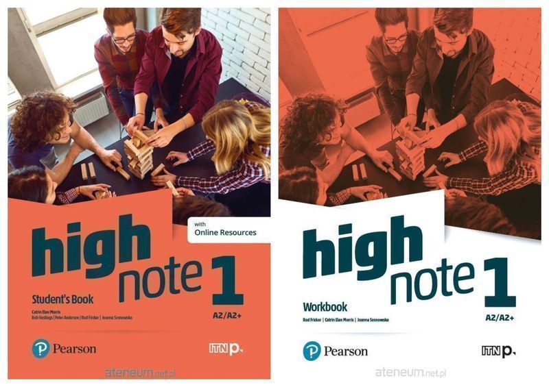 High Note 1 Podręcznik + Ćwiczenia + Benchmark Pearson