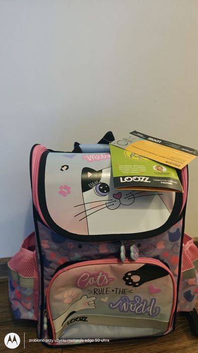 Plecak tornister dla dziewczynki nowy z metką Loozz