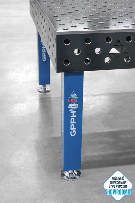 Stół Spawalniczy GPPH PRO 1500x1480 fi28 mm 100x100mm