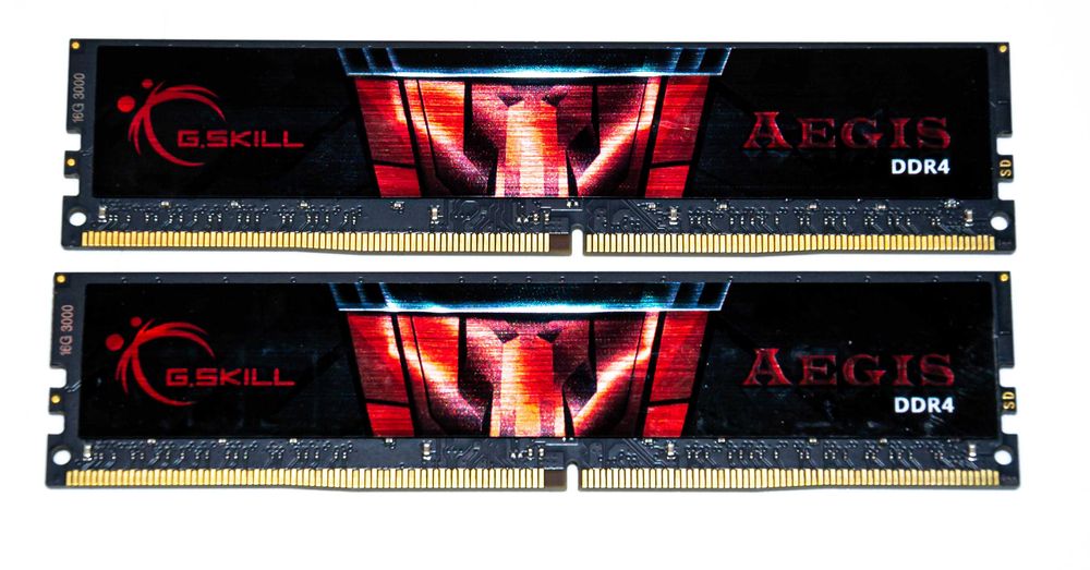 RAM G.Skill Aegis 32GB 2X16GB DDR4 3000MHz CL16 1.35V