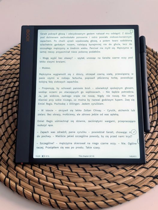 Onyx Boox Note Air 3 (10.3" E-Ink, Android) + Etui magnetyczne + Rysik + Pełen BOX