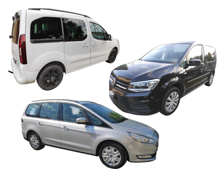 Wynajem - busy 9-osobowe, Peugeot Partner, Ford Galaxy