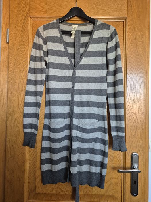 Kardigan w paski Stradivarius rozmiar M.