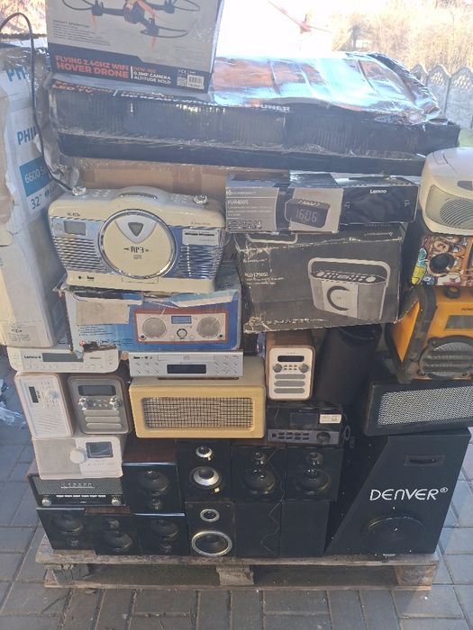 paleta mix elektronika zwroty konsumenckie