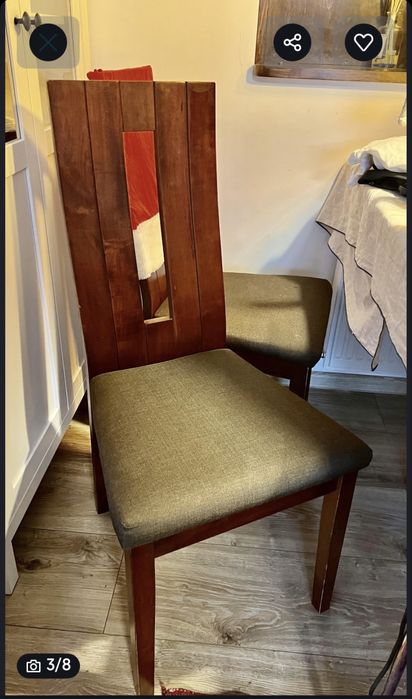 Krzesła Augustyn z litego drewna