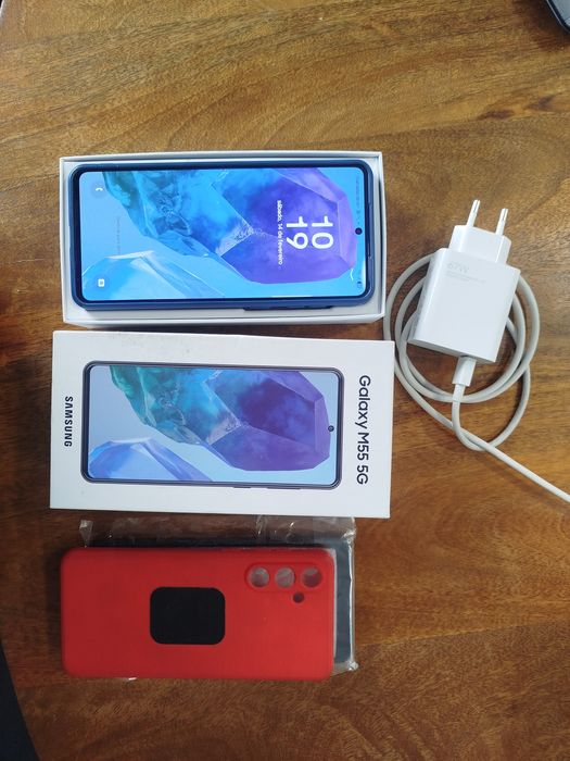Samsung m55 5g 199€ excelente estado com caixa carregador e acessórios