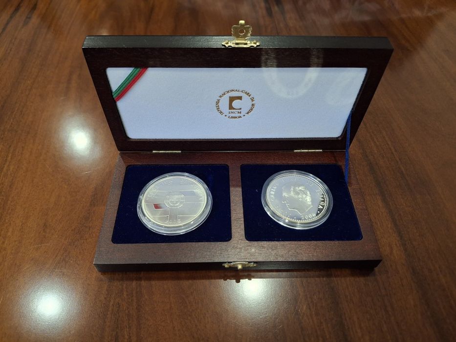 Moedas Prata Proof (20⁰ Aniv. Adesão às Comunidades Europeias)