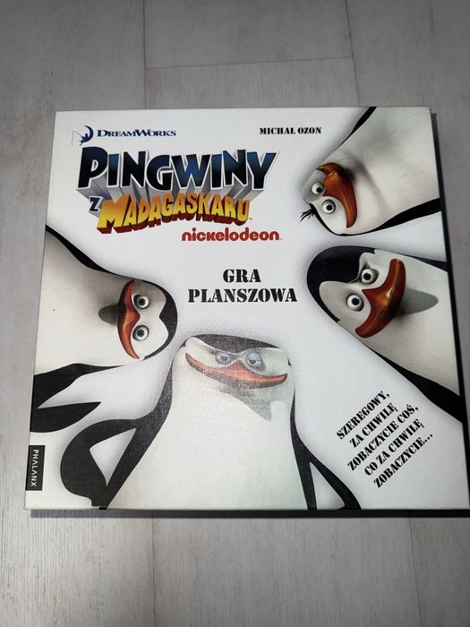 Pingwiny z Madagaskaru – Gra planszowa – komplet