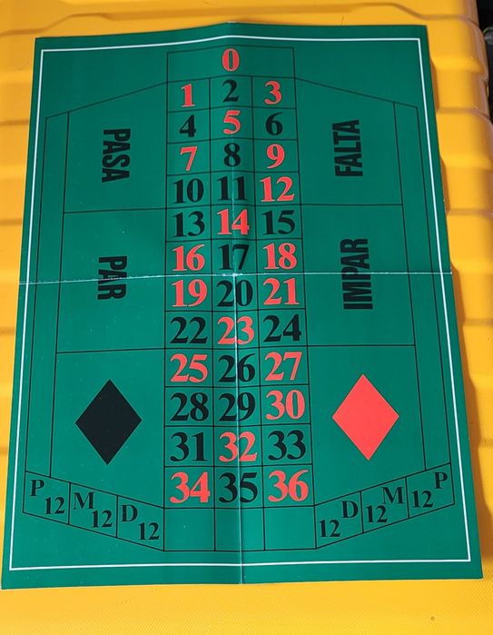 Jogo de Roleta Casino Vintage Marigó (Anos 80 - Completo)