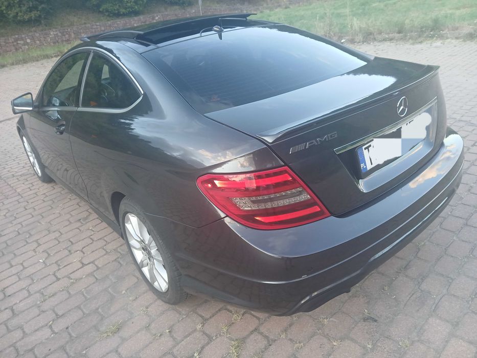 Mercedes-Benz Klasa C Coupe Dach Panorama