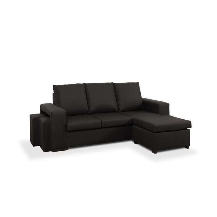 Sofa de sala preto COMO NOVO
