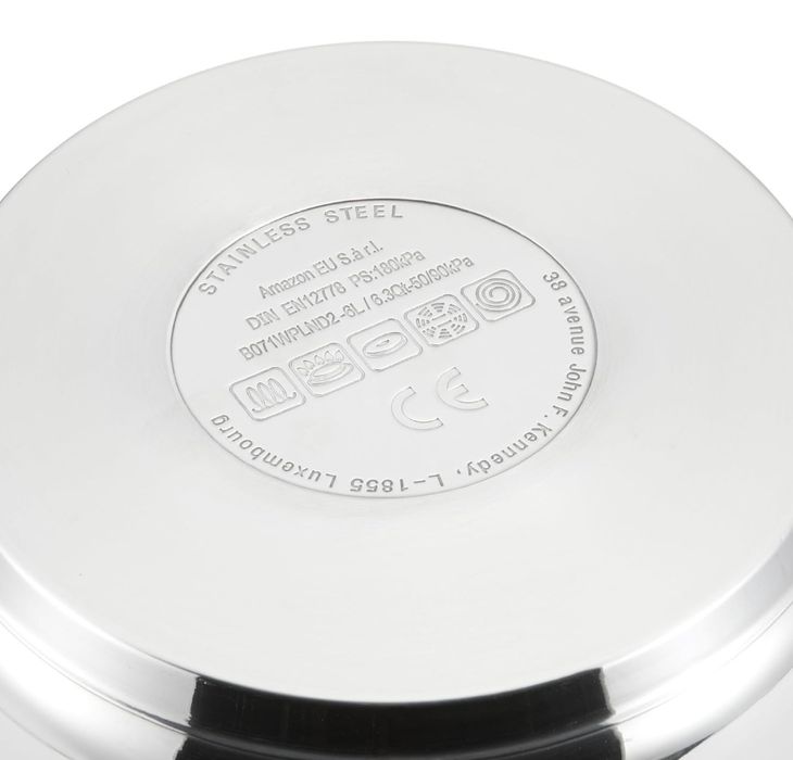 Szybkowar Amazon Basics że stali nierdzewnej 6 litrów