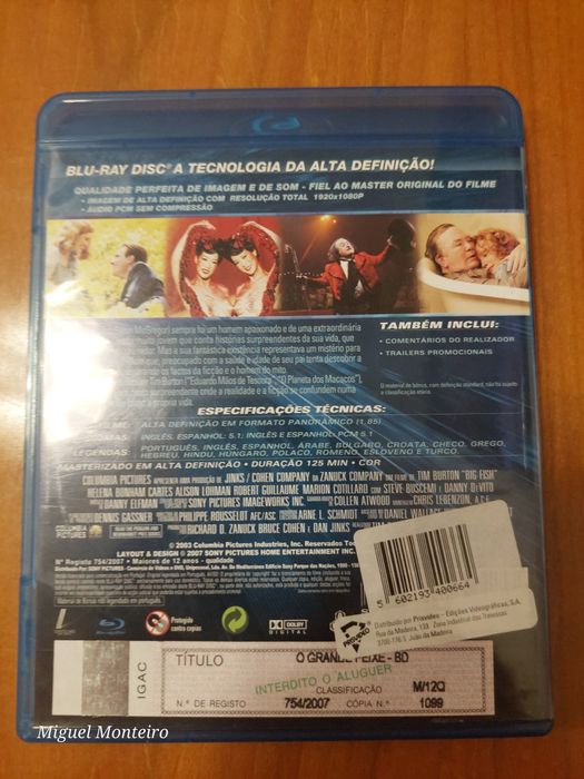 Blu Ray O Grande Peixe